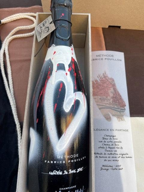 Roger Pouillon & Fils - Chemin du Bois Champagne 2015 blanc de noir, Edición Única Teo Kaykay
