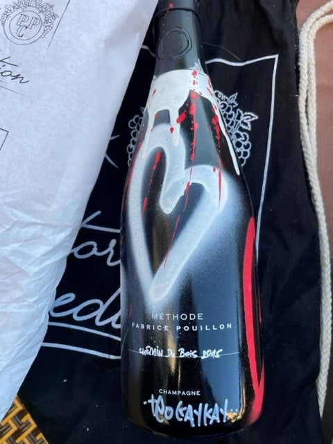 Roger Pouillon & Fils - Chemin du Bois Champagne 2015 blanc de noir, Edición Única Teo Kaykay