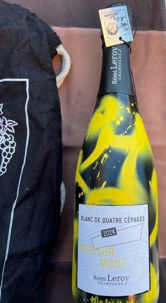 Rémi Leroy Champagne Brut Mer sur Mont Blanc de Quatre Cépages 2014 Teo Kaykay Edizione Unica