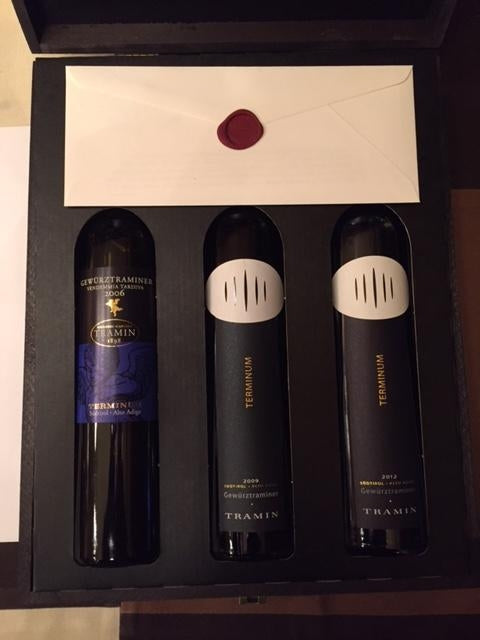 Terminum Vendemmia Tardiva  alto Adige DOC , CASSETTA Teminum Exclusive Vintage Edition