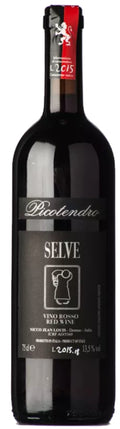 Picotentro in Rovere, vino senza IG, 2015 Nebbiolo Valle d'Aosta Le Selve