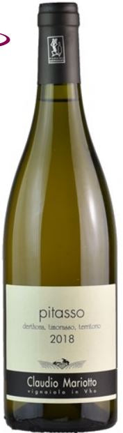 Pitasso" Timorasso Colli Tortonesi DOC Mariotto Claudio 2018