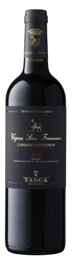 Cabernet Sauvignon 2020 Sicily Sclafani County DOC, San Francesco vineyard.