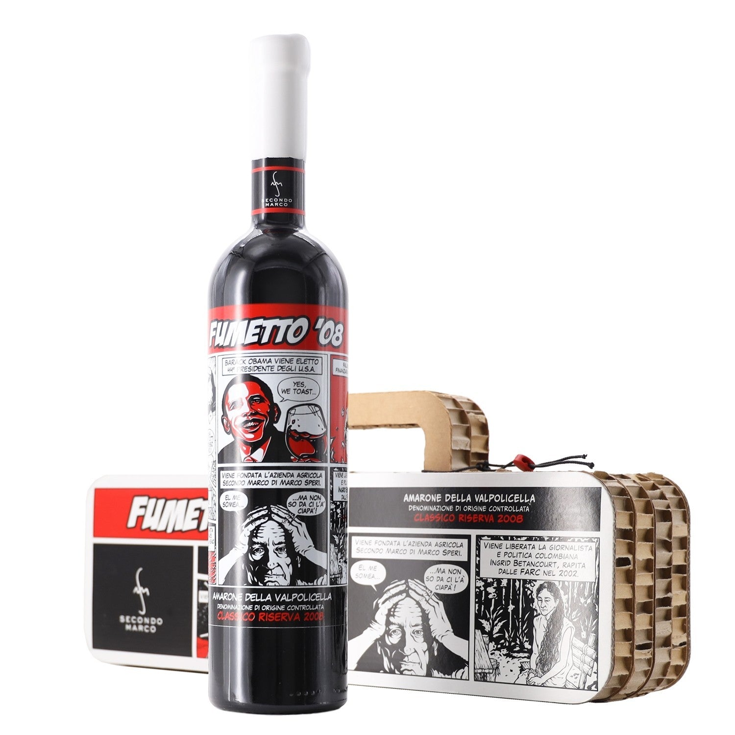 Amarone della Valpolicella Classico DOC FUMETTO Reserve 2008 According to Marco Single Box