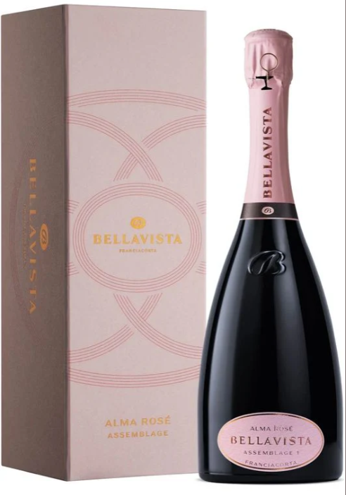 Franciacorta Alma Rosé Assemblage 2 Bellavista Astuccio