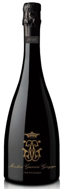 Spumante Marchesi Guerrieri Gonzaga reserva Privada 2016 Blanc de Blancs Trento DOC Extra Brut San Leonardo ASTUCCIO