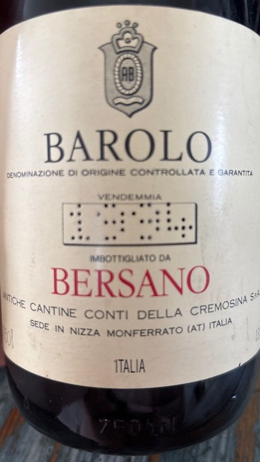 Barolo DOCG 1993 Bersano