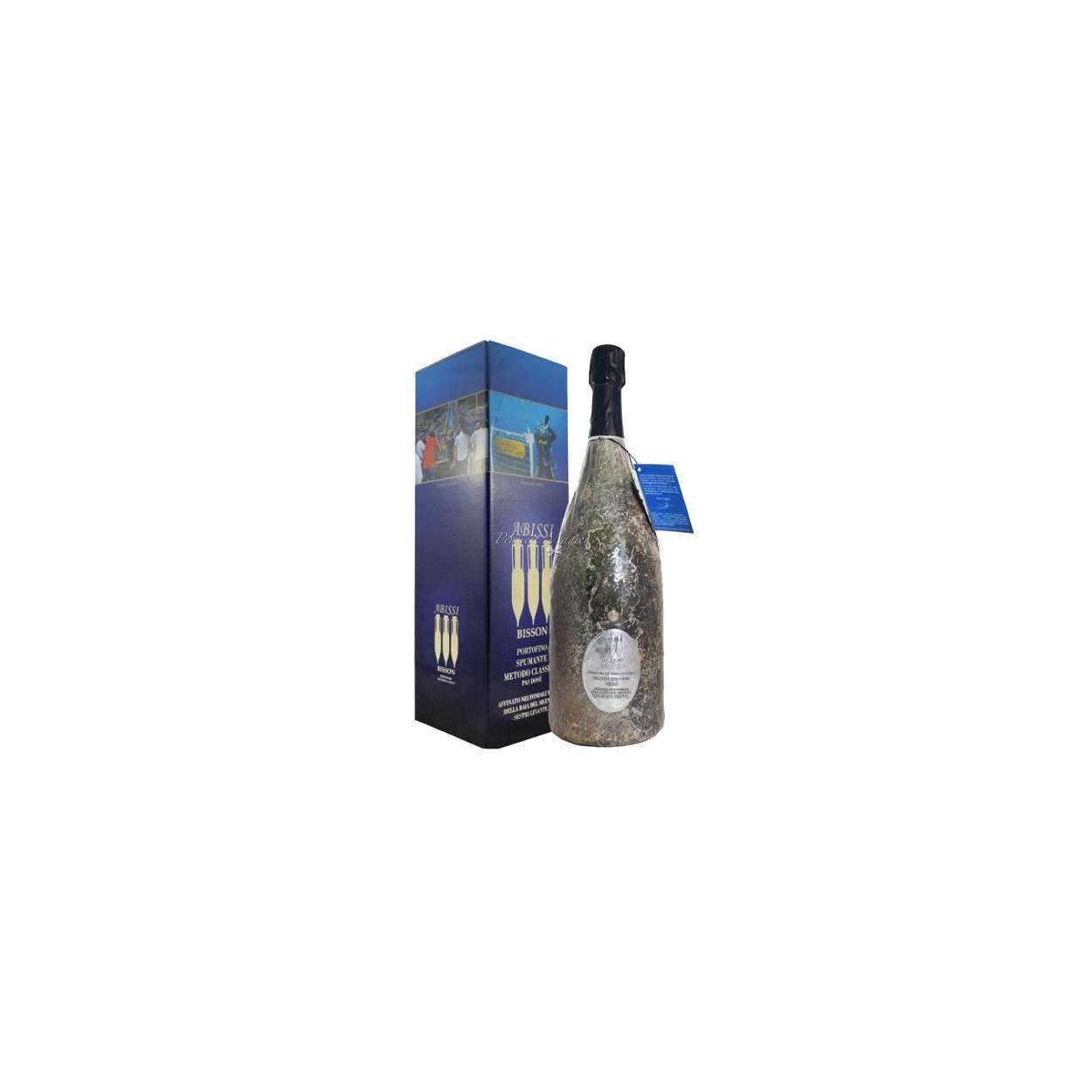Abissi Metodo Classico 2018 Portofino Spumante Metodo Classico  Dosaggio Zero DOC “da 3 Litri , Doppio Magnum Bisson