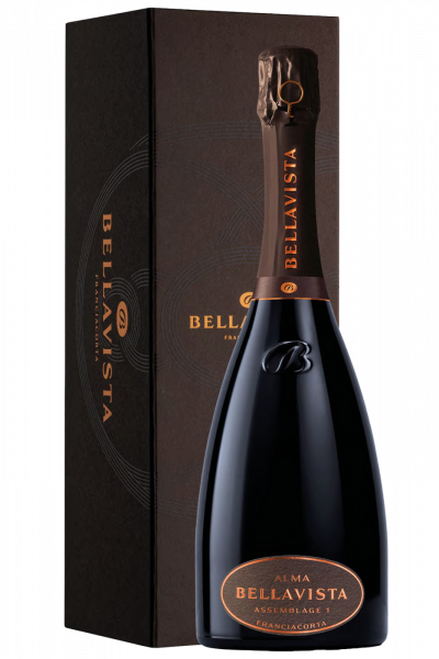 ALMA ASSEMBLAGE 1 FRANCIACORTA Extra brut DOCG Bellavista ASTUCCIO