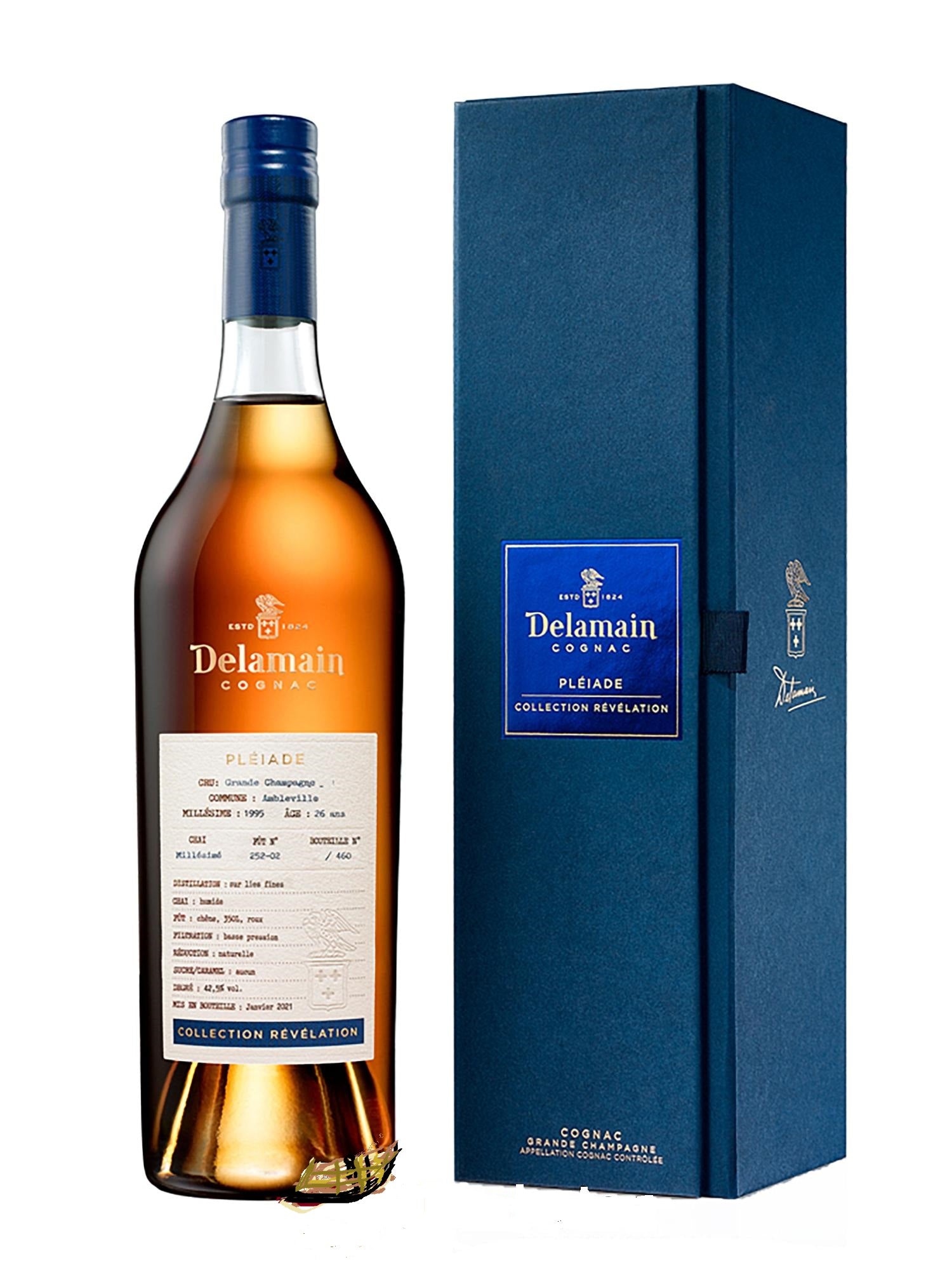 Delamain Cognac Pléiade Collection Révélation Millesime 1995 Astuccio