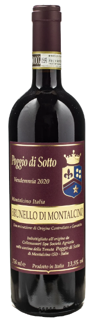 Brunello di Montalcino 2020 DOCG BIO Poggio di Sotto