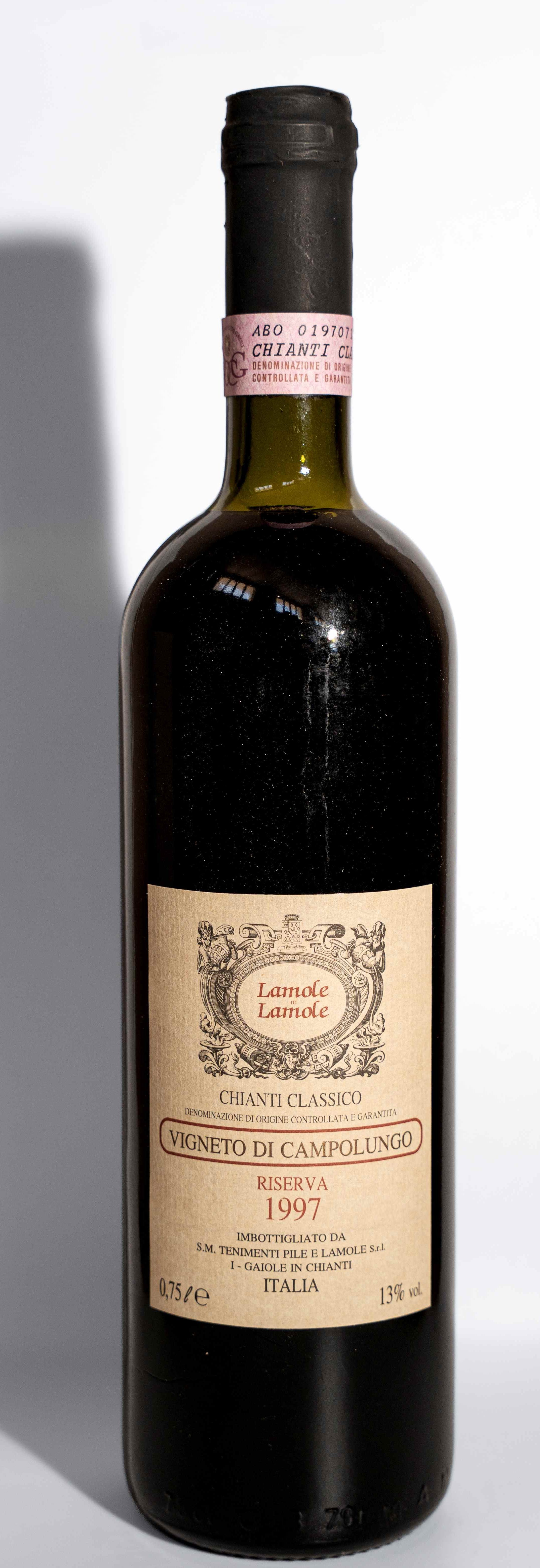 Chianti Classico Vigneto Campolungo riserva 1997 Lamole di Lamole