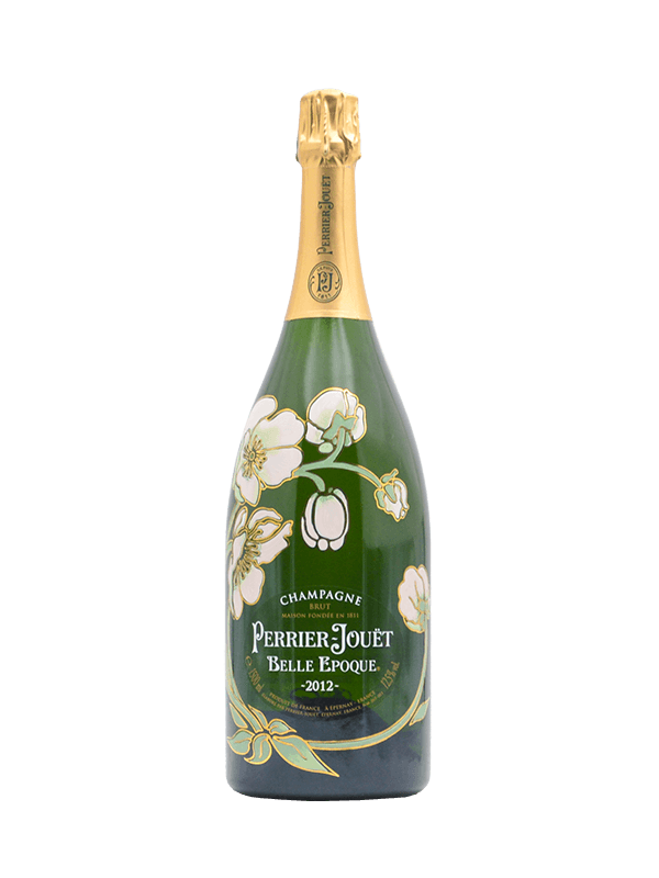 Champagne Belle Epoque 2012 Magnum Perrier Jouet Cassetta in Legno decorata