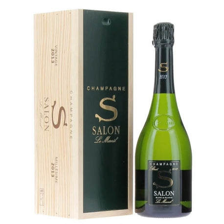 Champagne Brut Blanc de Blancs Cuvée S' Salon 2013 Cassa in Legno