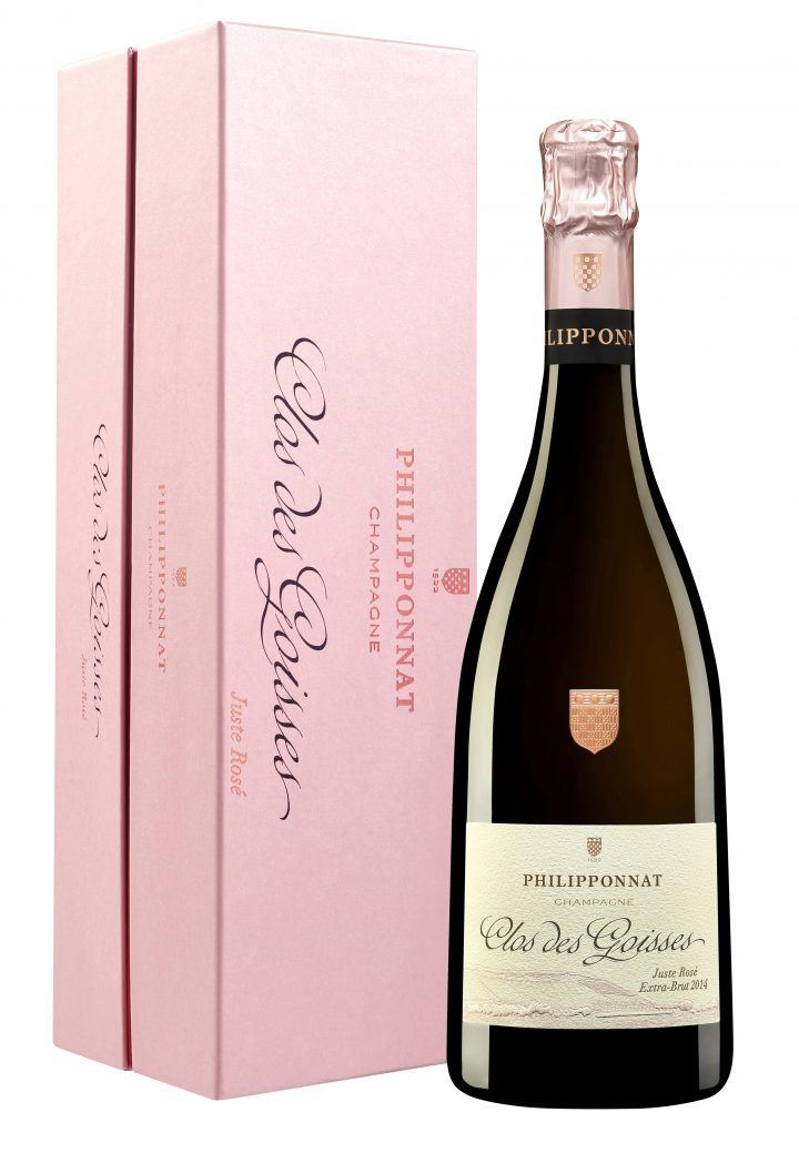 Champagne Clos des Goisses Juste Rosé Extra Brut 2014 Philiponnat con Astuccio