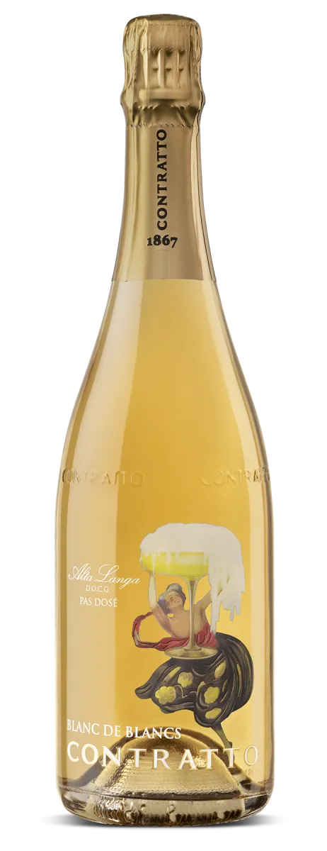 Blanc de Blancs Alta Langa Docg Pas Dosé 2021 Contratto