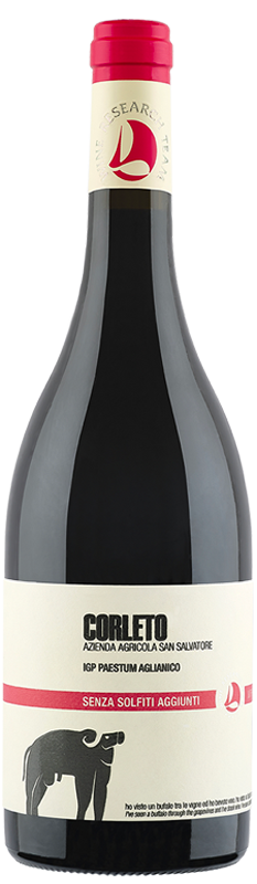 Corleto 2024 Paestum Aglianico BIO IGT senza Solfiti Aggiunti San Salvatore
