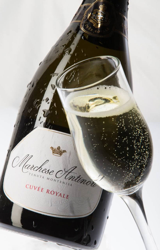 Franciacorta DOCG Brut "Cuvée Royale" Marchese Antinori Tenuta Montenisa Salmanazar Botella de 9 L CAJA MADERA