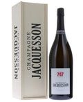 Champagne cuvé 747 Extra-Brut Jacquesson da 3 Litri Jeroboam cassa Legno