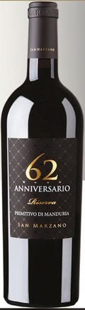 Anniversario 62 Primitivo di Manduria DOP Riserva 2019 San Marzano
