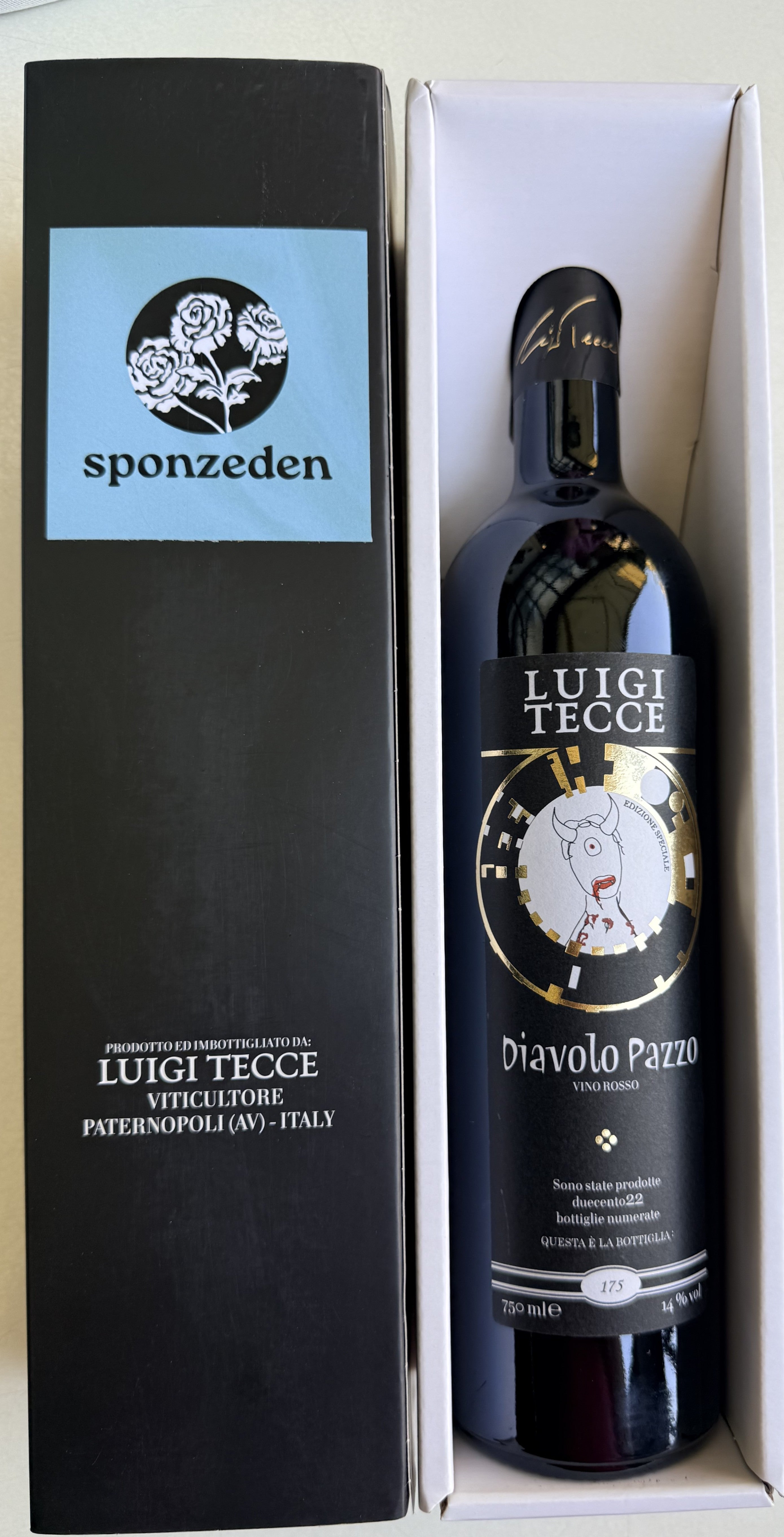 Diavolo Pazzo Vino Rosso Luigi Tecce decennale Sponz Festival