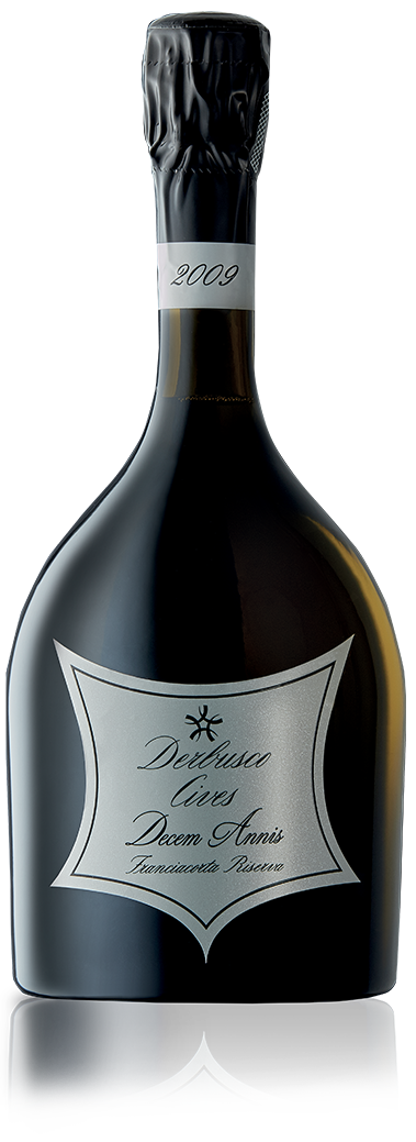 Franciacorta Docg PAS DOSE' 2009 Reserva DECEM ANNIS Derbusco Estuche individual de Madera
