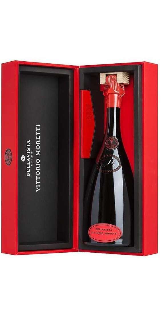 Franciacorta Extra Brut Vittorio Moretti 2013 MAGNUM Estuche Elegante Rojo