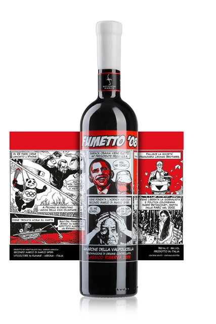 Amarone della Valpolicella Classico DOC FUMETTO Reserve 2008 According to Marco Single Box