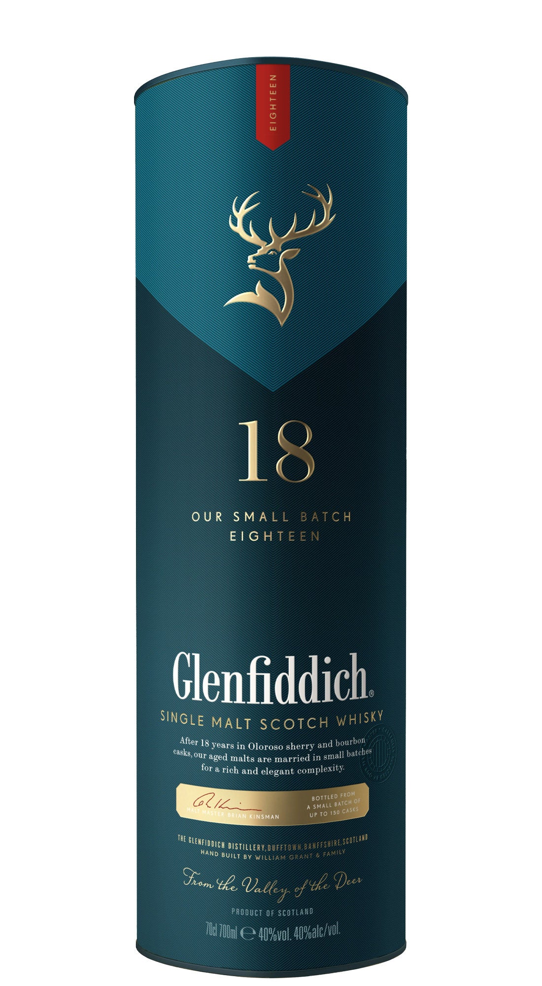 Glenfiddich 18 Y.O. Single Malt Scotch Whisky ASTUCCIO