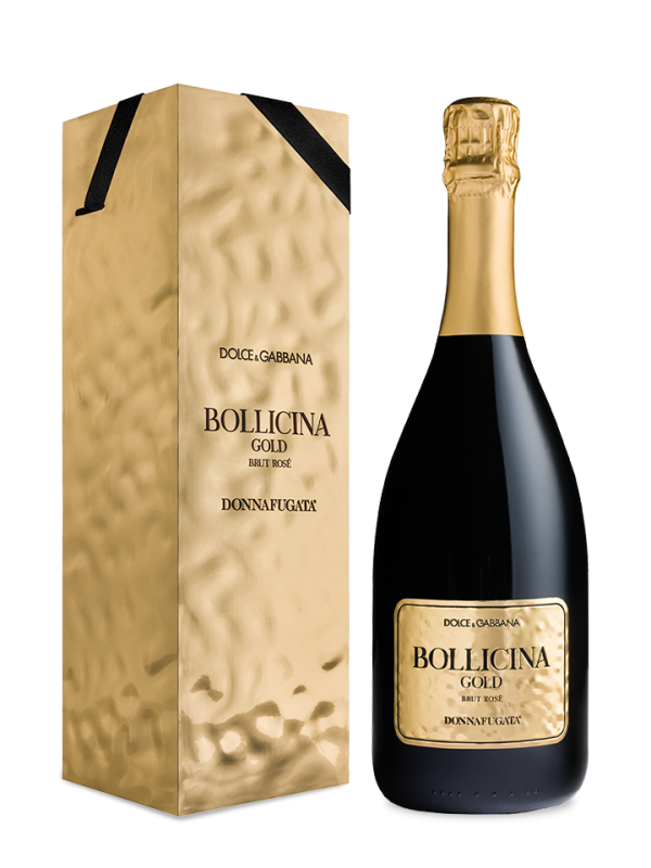 Bollicina Gold brut rosé 2019 Sicily DOC Nerello Mascalese - Sparkling Rosé Dolce & Gabbana DONNAFUGATA magnum in Box