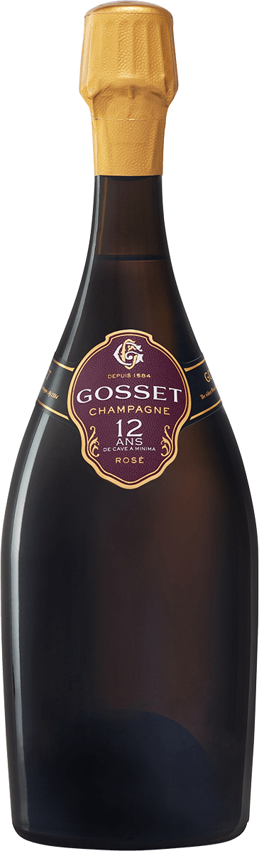 Champagne Gosset 12 ans de cave a minima Rosé Gosset