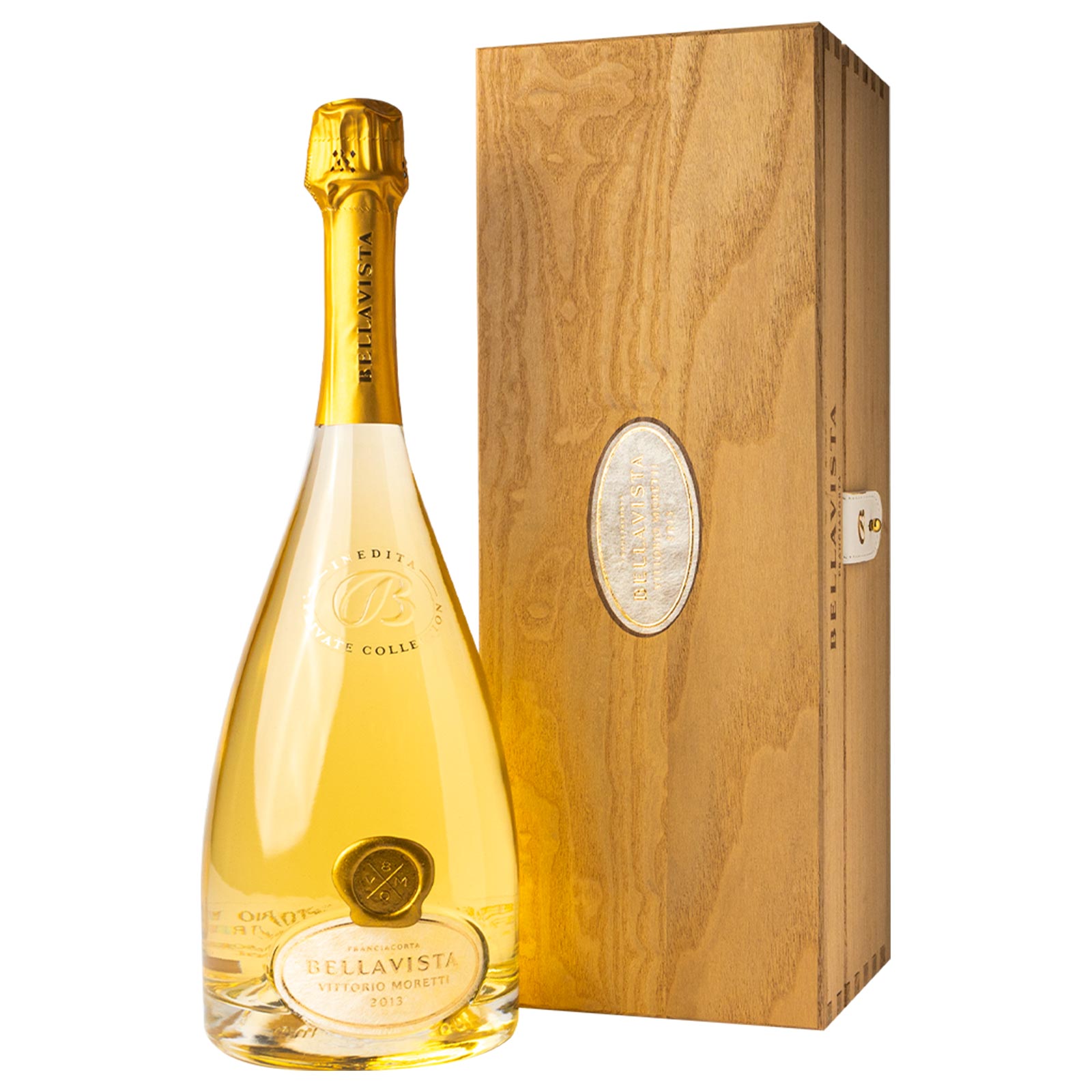 Vittorio Moretti 80 Bellavista Franciacorta DOCG 2013 VM80, INEDITA, MAGNUM Edición Limitada