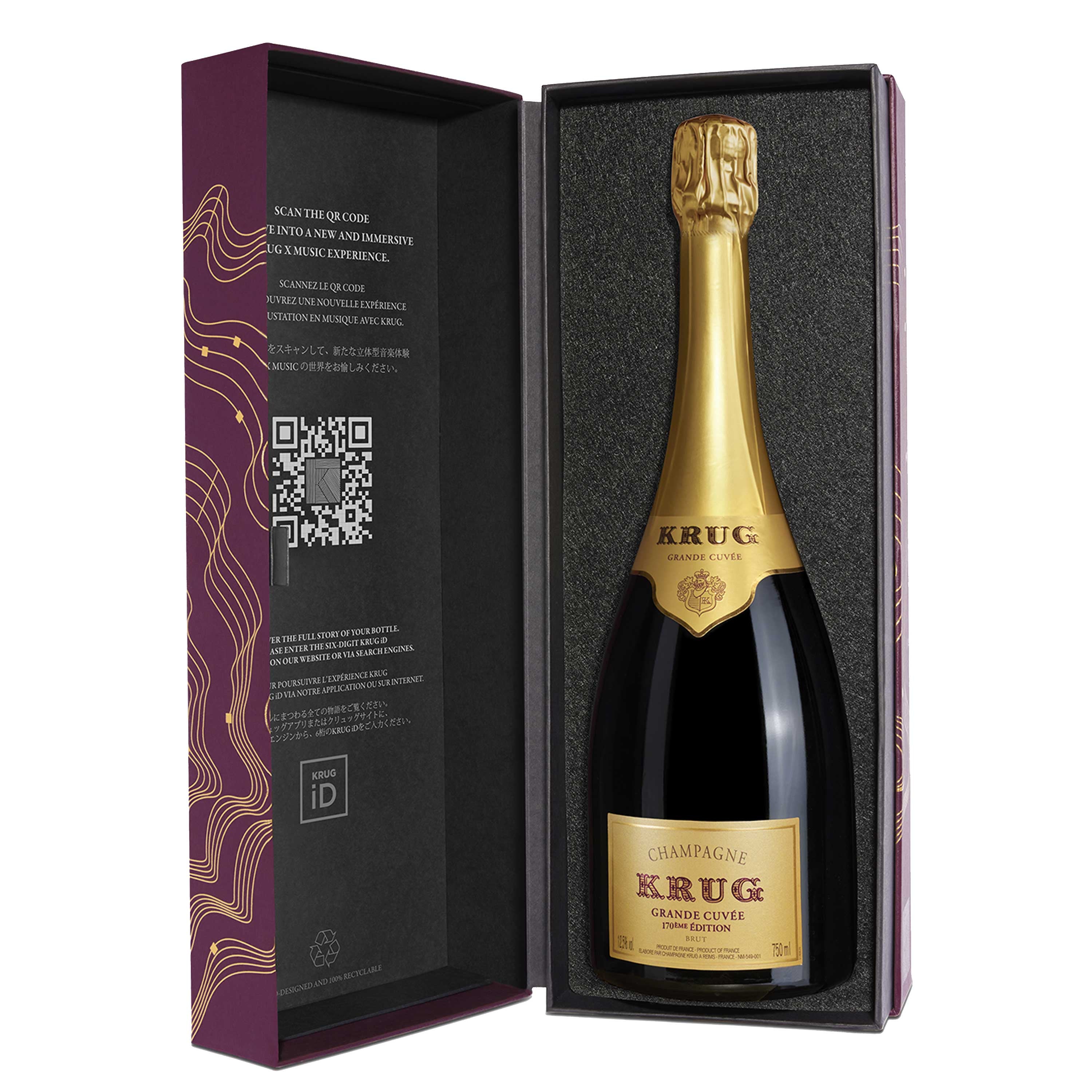 Champán Brut "Krug Grande Cuvée 17° edición Krug Echoes Coffret." - Krug (cofre)