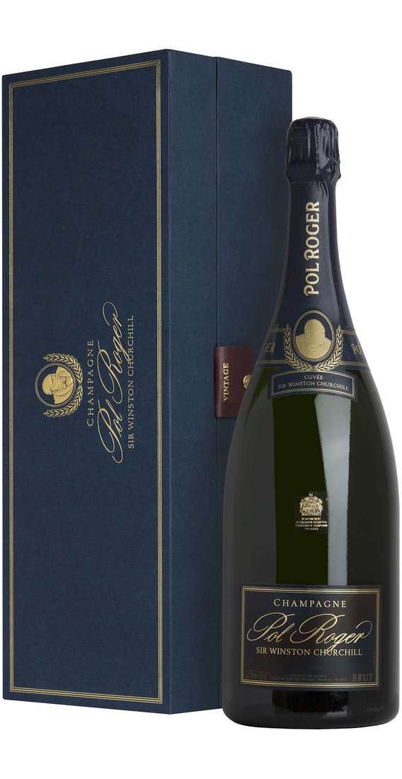 Champán Brut 2015 "SIR WINSTON CHURCHILL" MAGNUM En Caja Pol Roger