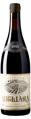 Syrah 2016 Migliara  Rosso Toscana IGT Tenimenti d'Alessandro Magnum