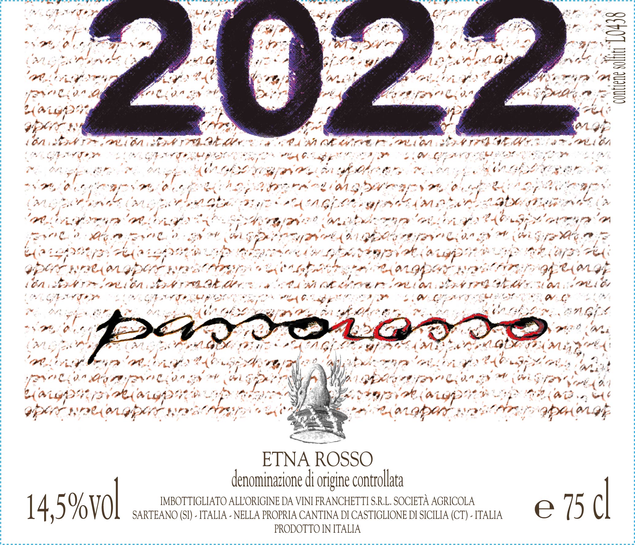 Passorosso 2022 Terre Siciliane IGP Passopisciaro Franchetti