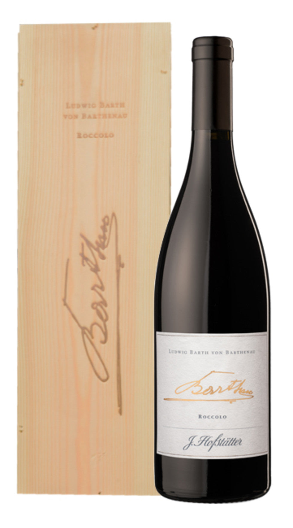 Pinot Nero Ludwig Barth von Barthenau Vigna Roccolo 2017 Estuche individual Madera - Hofstetter