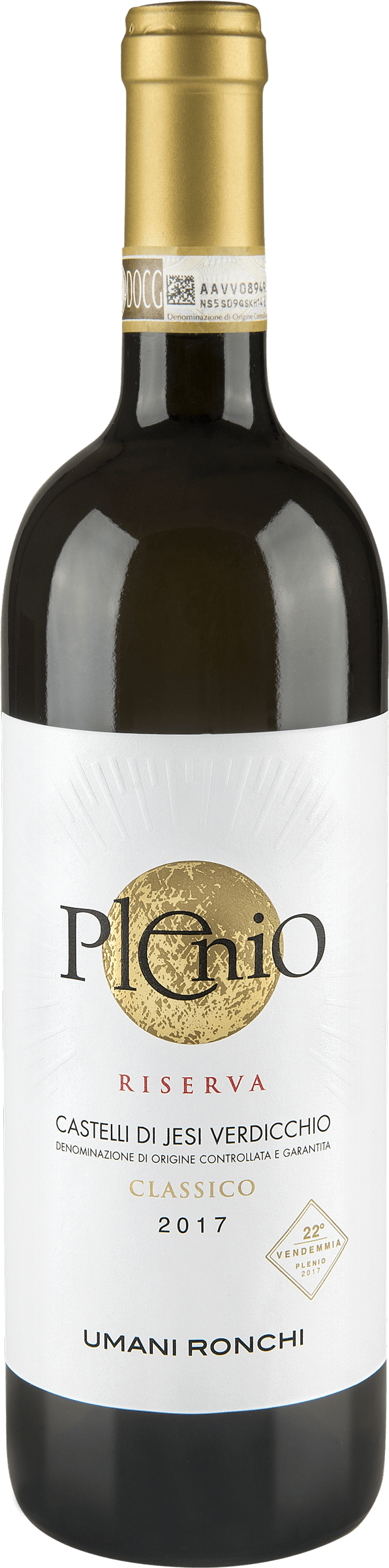 Plenio 2021 Castelli di Jesi Verdicchio Riserva DOCG Clásico Umani Ronchi
