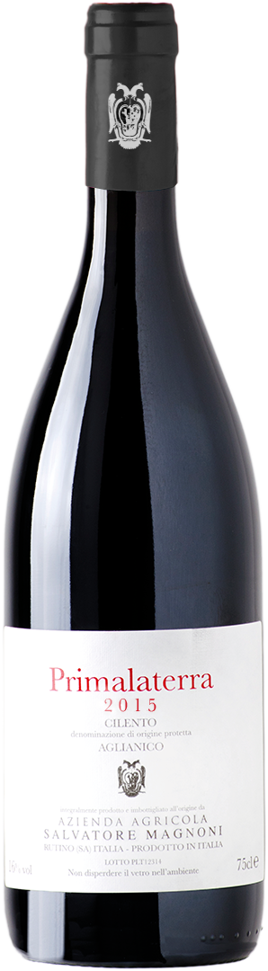 Aglianico Cilento DOP BIO Rosso del Ciglio 2015  Riserva Primalaterra Azienda Agricola Salvatore Magnoni