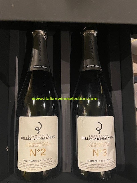 Champán Billecart Salmon Le Rendez Vous n° 2 & n° 3 Estuche de 2 botellas