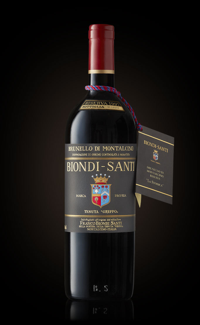 Brunello di Montalcino DOCG Riserva 1997 La Storica Greppo Cassa Legno Singola Biondi Santi