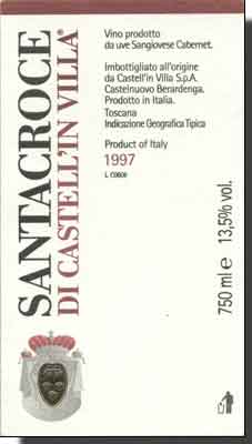 Santacroce 2004 IGT Tuscany Castell in Villa