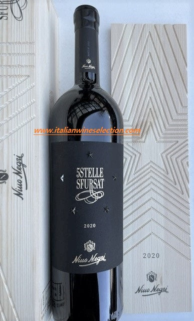 5 Stelle Sfursat EDIZIONE BLACK STAR Sforzato di  Valtellina DOCG 2020 Nino Negri MAGNUM