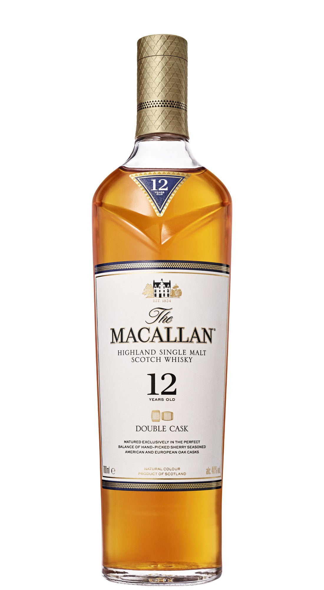 The Macallan 12 AÑOS Doble Barrica THE MACALLAN ESCOCIA Whisky Escocés de Malta
