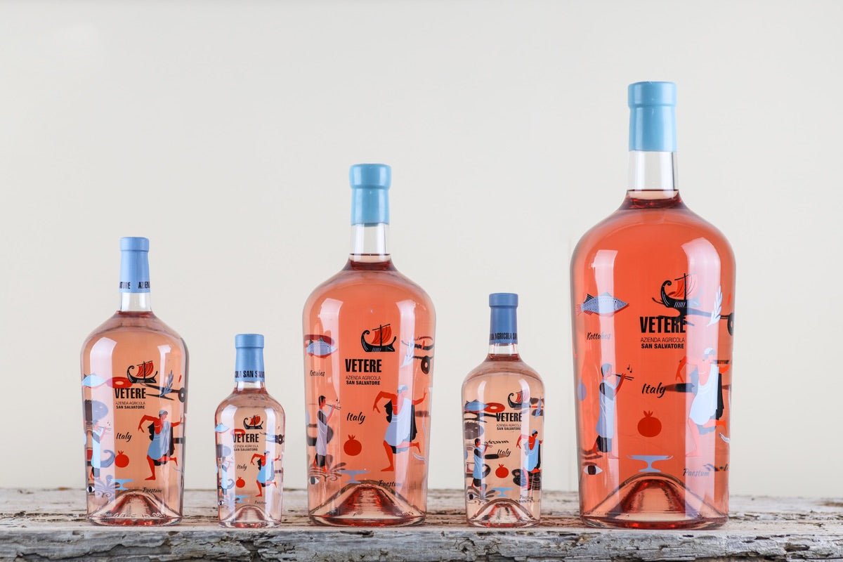 Vetere IGP Paestum Rosato - Limited Edition 2024 da 6 LITRI Mathusalem San Salvatore Azienda Agricola