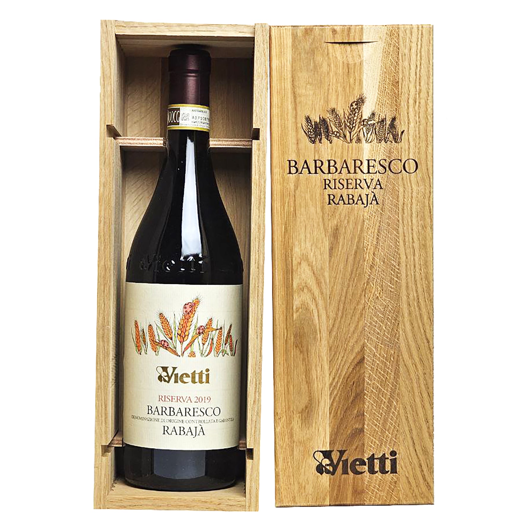Barbaresco Rabaja Riserva 2019 Vietti cassetta singola in legno