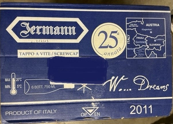 W... Sueños 2011 Venezia Giulia IGP 25° Añada, Jermann