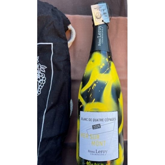 Rémi Leroy Champagne Brut Mer sur Mont Blanc de Quatre Cépages 2014 Teo Kaykay Edizione Unica, 2 image